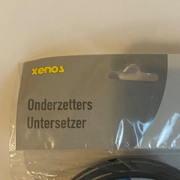 Xenos Home Collection 6-Piece Cork & Ceramic Coasters Dutch Windmill Design NEW - Picture 2 of 7